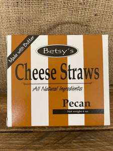 BETSY'S PECAN CHEESE STRAWS 4oz.