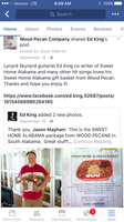 Ed King Co- Writer of "Sweet Home Alabama" and member of rock band Lynyrd Skynyrd. 